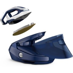 Tefal Pro Express Vision GV9812E0 Steam Iron 3000W - Powerful Blue & White Performance for Effortless Ironing